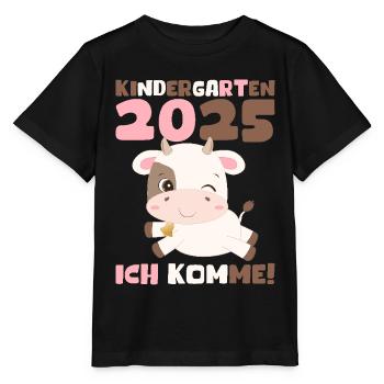 kiKindergarten 2025 Kids Gift Kita 2025 Décoration - T-shirt bio MINI CREATOR Stanley/Stella Enfant - noir - Devant - Mikhail (115cm)