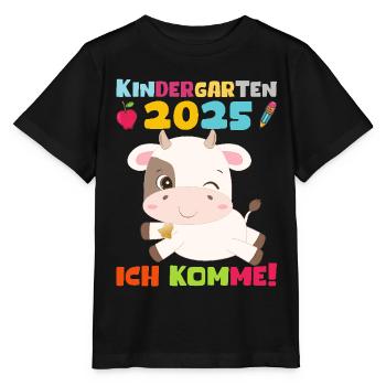 kiKindergarten 2025 Kids Gift Kita 2025 Décoration - T-shirt bio MINI CREATOR Stanley/Stella Enfant - noir - Devant - Mikhail (115cm)