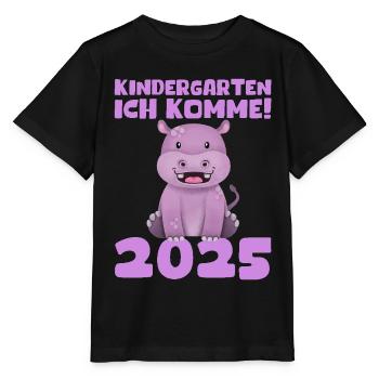 kiKindergarten 2025 Kids Gift Kita 2025 Décoration - T-shirt bio MINI CREATOR Stanley/Stella Enfant - noir - Devant - Mikhail (115cm)