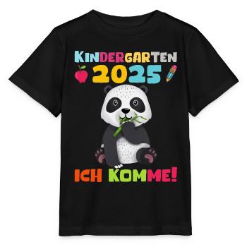 kiKindergarten 2025 Kids Gift Kita 2025 Décoration - T-shirt bio MINI CREATOR Stanley/Stella Enfant - noir - Devant - Mikhail (115cm)