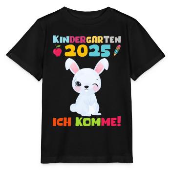 kiKindergarten 2025 Kids Gift Kita 2025 Décoration - T-shirt bio MINI CREATOR Stanley/Stella Enfant - noir - Devant - Mikhail (115cm)