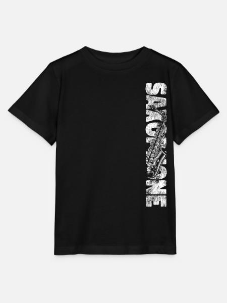 Saxophone Saxophone - Stanley/Stella Kinder T-Shirt MINI CREATOR - Schwarz