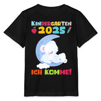 Kindergarten 2025 Kids Gift Kita 2025 Decoration - Stanley/Stella MINI CREATOR Kids’ T-Shirt - black - Front - Mikhail (115cm)