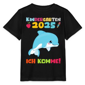 Kindergarten 2025 Kids Gift Kita 2025 Decoration - Stanley/Stella MINI CREATOR Kids’ T-Shirt - black - Front - Mikhail (115cm)