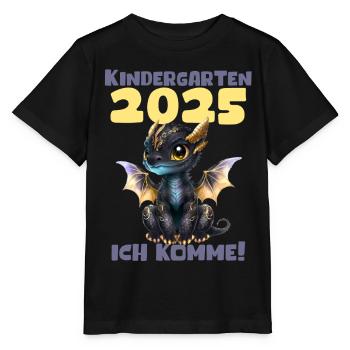 Jardin d’enfants 2025 Cadeau Kita 2025 Décoration - T-shirt bio MINI CREATOR Stanley/Stella Enfant - noir - Devant - Mikhail (115cm)
