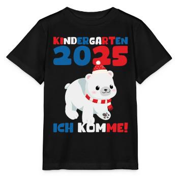 Kindergarten 2025 Kinder Geschenk Kita 2025 Deko - Stanley/Stella Kinder T-Shirt MINI CREATOR  - Schwarz - Vorne - Mikhail (115cm)