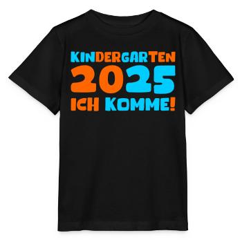 Jardin d’enfants 2025 Cadeau Kita 2025 Décoration - T-shirt bio MINI CREATOR Stanley/Stella Enfant - noir - Devant - Mikhail (115cm)