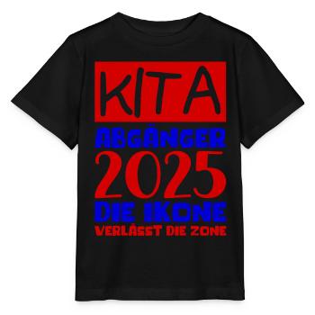 Adieu Maternelle 2025 Cadeau Fille Garçons - T-shirt bio MINI CREATOR Stanley/Stella Enfant - noir - Devant - Mikhail (115cm)