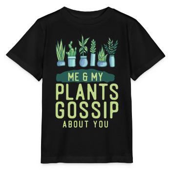 Amoureux des plantes Jardiner Moi Et Mon - T-shirt bio MINI CREATOR Stanley/Stella Enfant - noir - Devant - Mikhail (115cm)