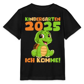 Kindergarten 2025 Kids Gift Kita 2025 Decoration - Stanley/Stella MINI CREATOR Kids’ T-Shirt - black - Front - Mikhail (115cm)