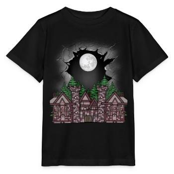 Château médiéval forteresse enfants enfant conte de fées - T-shirt bio MINI CREATOR Stanley/Stella Enfant - noir - Devant - Mikhail (115cm)