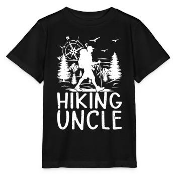 Hiking Uncle Hiking Lover Mountain Hiking Uncle - Stanley/Stella Kinder T-Shirt MINI CREATOR  - Schwarz - Vorne - Mikhail (115cm)