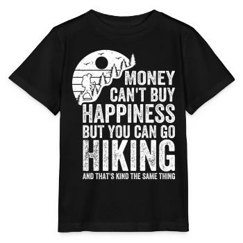 Mountain Hiking Funny Hiking Funny Hiking Sayings - Stanley/Stella Kinder T-Shirt MINI CREATOR  - Schwarz - Vorne - Mikhail (115cm)