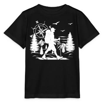 Hiking Men Hiking Lover Mountain Hiking Men - Stanley/Stella Kinder T-Shirt MINI CREATOR  - Schwarz - Vorne - Mikhail (115cm)