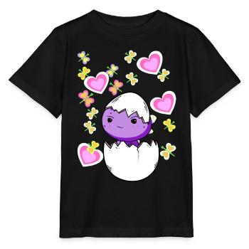 Dragon Pâques Oeuf Oeuf Coquille Dragon Enfant Bébé - T-shirt bio MINI CREATOR Stanley/Stella Enfant - noir - Devant - Mikhail (115cm)