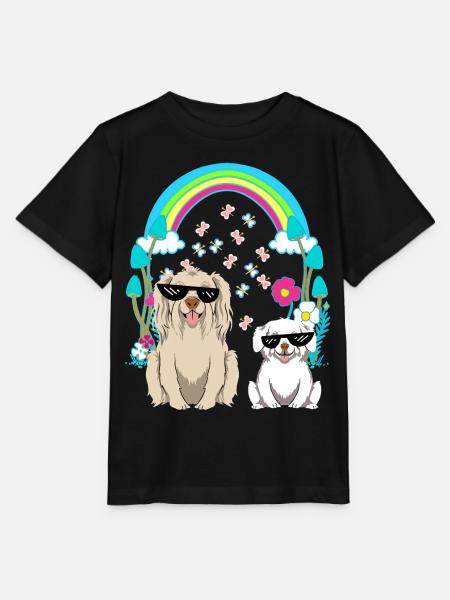 Hunde Hund Kinder Kind Haustiere - Stanley/Stella Kinder T-Shirt MINI CREATOR - Schwarz