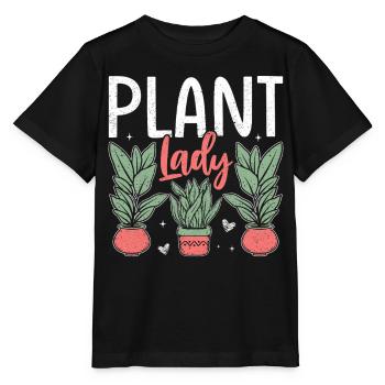 Dame des plantes - T-shirt bio MINI CREATOR Stanley/Stella Enfant - noir - Devant - Mikhail (115cm)