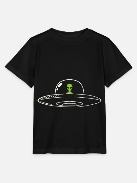 Alien - Stanley/Stella Kinder T-Shirt MINI CREATOR  - Schwarz