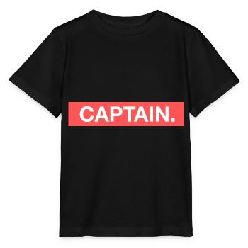 capitaine - T-shirt bio MINI CREATOR Stanley/Stella Enfant - noir - Devant - Mikhail (115cm)