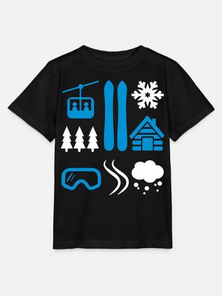 SKI - T-shirt MINI CREATOR barn från Stanley/Stella - svart