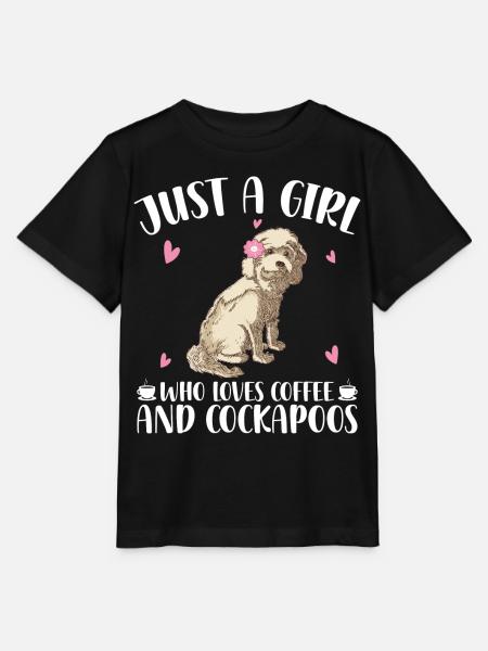 Cockapoo Girls - Stanley/Stella MINI CREATOR Kids’ T-Shirt - black