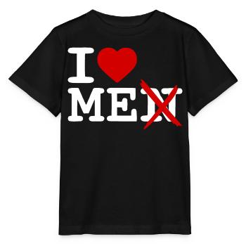 I love me - T-shirt bio MINI CREATOR Stanley/Stella Enfant - noir - Devant - Mikhail (115cm)