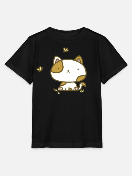 Süße Katze - Stanley/Stella Kinder T-Shirt MINI CREATOR - Schwarz