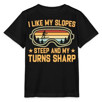 Pistes de ski Ski raide Skis d’hiver - T-shirt bio MINI CREATOR Stanley/Stella Enfant - noir - Devant - Mikhail (115cm)