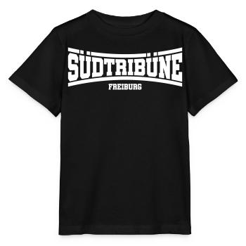 Südtribüne Freiburg | Farbe änderbar - Stanley/Stella Kinder T-Shirt MINI CREATOR  - Schwarz - Vorne - Mikhail (115cm)