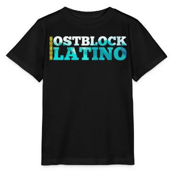 Ostblock Latino Kasache Kasachstan Geschenk - Stanley/Stella Kinder T-Shirt MINI CREATOR  - Schwarz - Vorne - Mikhail (115cm)