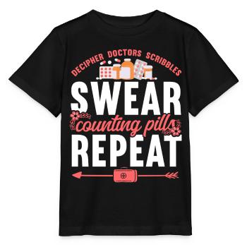 Technicien en pharmacie - T-shirt bio MINI CREATOR Stanley/Stella Enfant - noir - Devant - Mikhail (115cm)
