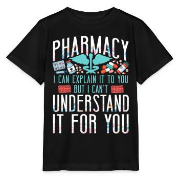 Technicien en pharmacie - T-shirt bio MINI CREATOR Stanley/Stella Enfant - noir - Devant - Mikhail (115cm)