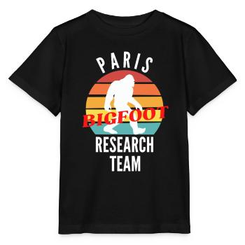 PARIS BIGFOOT RESEARCH TEAM - T-shirt bio MINI CREATOR Stanley/Stella Enfant - noir - Devant - Mikhail (115cm)