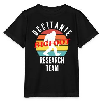 OCCITANIE BIGFOOT RESEARCH - T-shirt bio MINI CREATOR Stanley/Stella Enfant - noir - Devant - Mikhail (115cm)