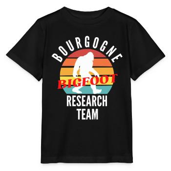 BOURGOGNE BIGFOOT RESEARCH TEAM - T-shirt bio MINI CREATOR Stanley/Stella Enfant - noir - Devant - Mikhail (115cm)