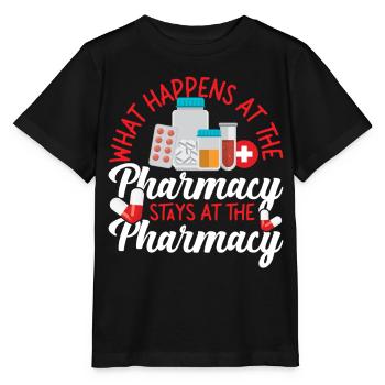 Technicien en pharmacie - T-shirt bio MINI CREATOR Stanley/Stella Enfant - noir - Devant - Mikhail (115cm)