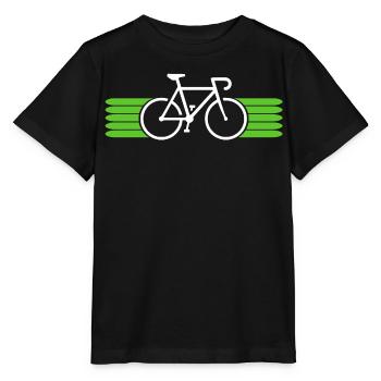 Fahrrad fahren Bike Fahrradfahrer Fahrradfahrerin - Stanley/Stella Kinder T-Shirt MINI CREATOR  - Schwarz - Vorne - Mikhail (115cm)