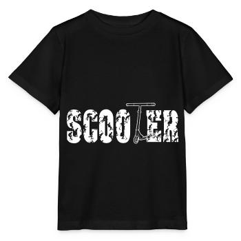 Cascades et astuces de scooter pour les scooters - T-shirt bio MINI CREATOR Stanley/Stella Enfant - noir - Devant - Mikhail (115cm)