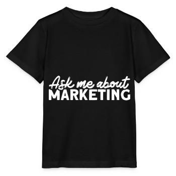 Responsable Marketing Marketing Digital Marketing - T-shirt bio MINI CREATOR Stanley/Stella Enfant - noir - Devant - Mikhail (115cm)
