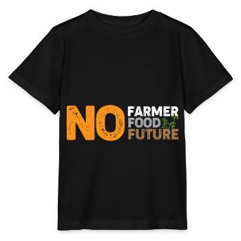 Farmer Farming Farmer Tractor Farm - Stanley/Stella MINI CREATOR Kids’ T-Shirt - black - Front - Mikhail (115cm)