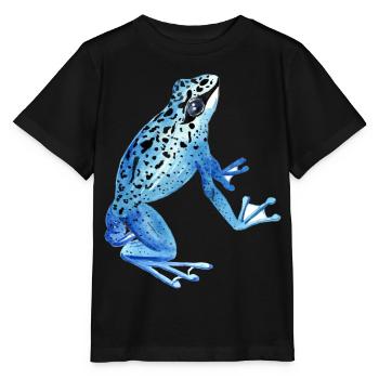 grenouille - T-shirt bio MINI CREATOR Stanley/Stella Enfant - noir - Devant - Mikhail (115cm)