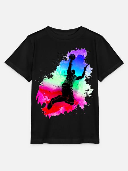 Basketteur basket-ball basket sport - T-shirt bio MINI CREATOR Stanley/Stella Enfant - noir