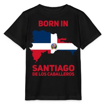 Dominikanische Republik - Stanley/Stella Kinder T-Shirt MINI CREATOR  - Schwarz - Vorne - Mikhail (115cm)