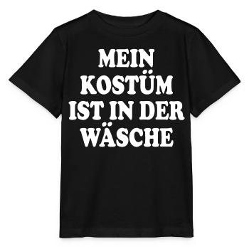 mein kostüm ist in der wäsche - Stanley/Stella Kinder T-Shirt MINI CREATOR  - Schwarz - Vorne - Mikhail (115cm)