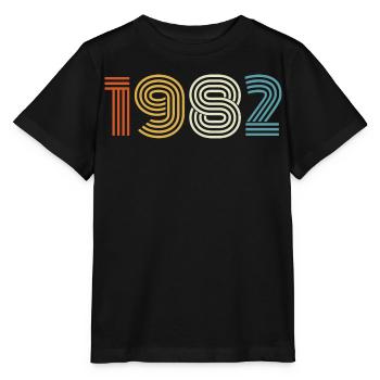 1982 Geschenk 1982 Jahrgang 1982 - Stanley/Stella Kinder T-Shirt MINI CREATOR  - Schwarz - Vorne - Mikhail (115cm)