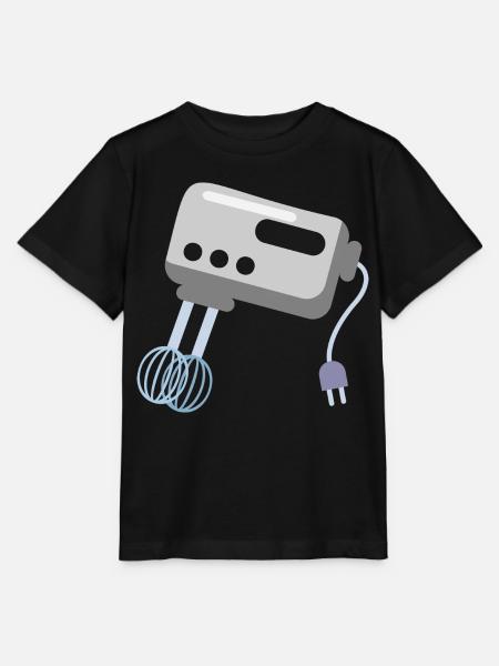 Rührbesen elektrisch Küchengerät - Stanley/Stella Kinder T-Shirt MINI CREATOR - Schwarz