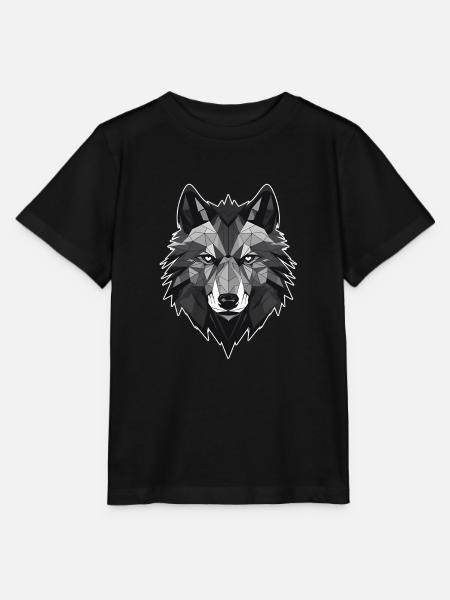Loup Méchant Loup - T-shirt bio MINI CREATOR Stanley/Stella Enfant - noir