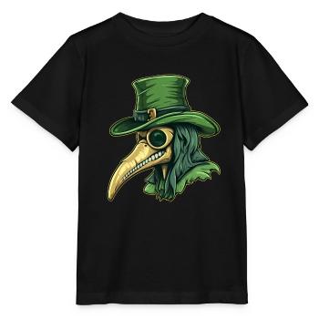 Pestdoktor Doktor Arzt - Stanley/Stella Kinder T-Shirt MINI CREATOR  - Schwarz - Vorne - Mikhail (115cm)
