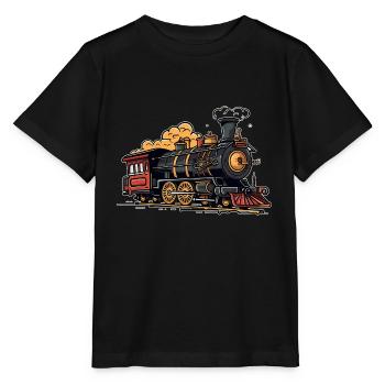 Eisenbahner - Stanley/Stella Kinder T-Shirt MINI CREATOR  - Schwarz - Vorne - Mikhail (115cm)