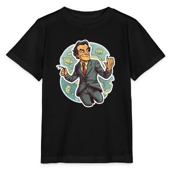 Richard Feynman - Stanley/Stella Kinder T-Shirt MINI CREATOR  - Schwarz - Vorne - Mikhail (115cm)
